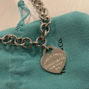 Tiffany & Co. Silver Heart Necklace